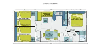 Plan de l'établissement MH-MAUFAY -- Mobil-Home -- Puy du Fou - 30 min