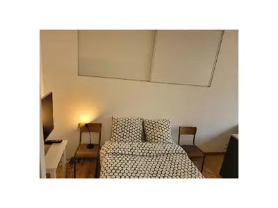 Un ou plusieurs lits dans un hébergement de l'établissement Le zen - Appartement avec terrasse