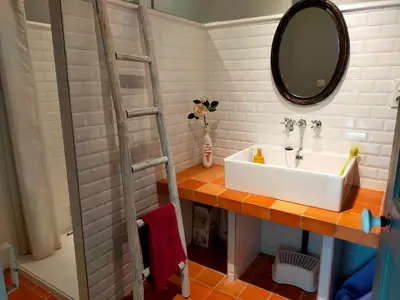 Salle de bains dans l'établissement La Suite 14