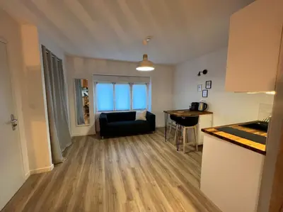 Cuisine ou kitchenette dans l'établissement Studio 1 - Mi-Côte - Studio à Orvault