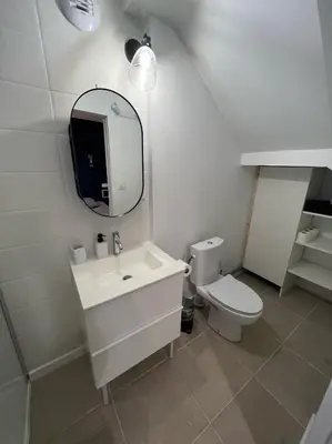Salle de bains dans l'établissement Studio 1 - Mi-Côte - Studio à Orvault