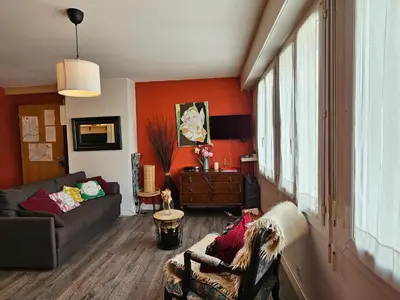 Coin salon dans l'établissement Appartement de l'Eléphant