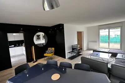 Coin salon dans l'établissement Maison Style & Espace à Angers