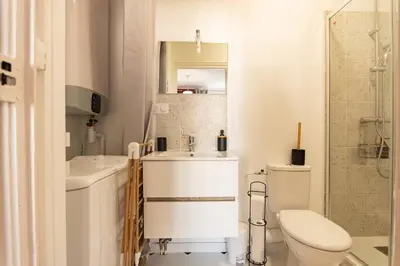 Salle de bains dans l'établissement Immeuble L'Aristocrate - L'Epicurien- Bd Carnot