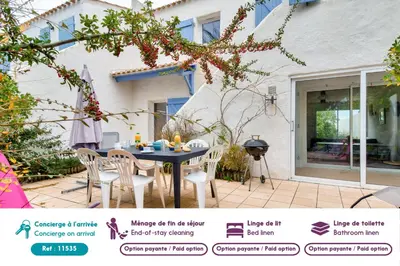 Balcon ou terrasse dans l'établissement Instants de détente et de partage aux sables d'or