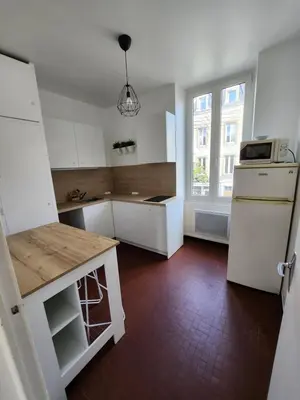 Cuisine ou kitchenette dans l'établissement WELCOME