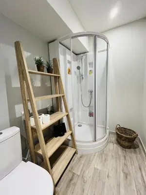 Salle de bains dans l'établissement Casa Tranquila