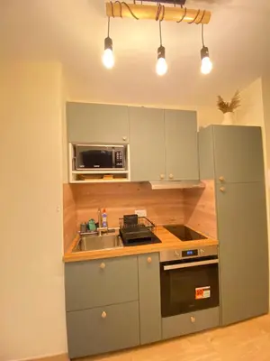 Cuisine ou kitchenette dans l'établissement Charmant T1 hypercentre Nantes