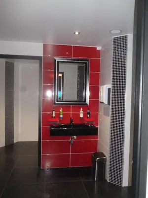 Salle de bains dans l'établissement Auberge bretonne