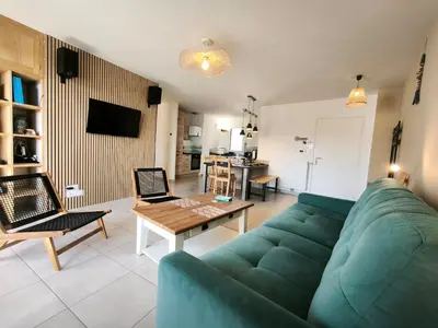 Télévision ou salle de divertissement dans l'établissement L'Avocette plage, au coeur de Saint Brévin l'Océan