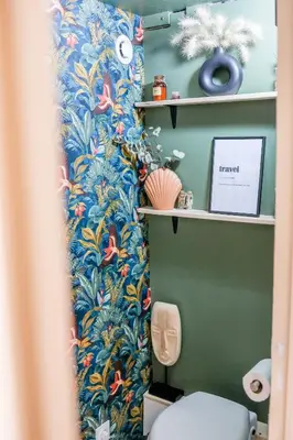 Salle de bains dans l'établissement Appartement cosy, Gare 5 minutes et Home cinéma