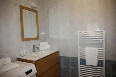 Salle de bains dans l'établissement Résid'Spa Loire & Sèvre - Appartement