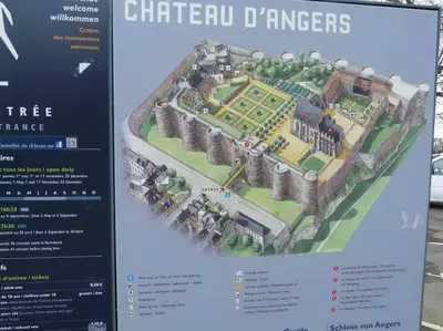 Plan de l'établissement LA BERGERIE ANGERS CENTRE VILLE