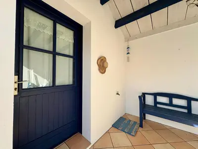 Un ou plusieurs lits dans un hébergement de l'établissement Maison spacieuse avec jardin, proche forêt et plage, 3 chambres, équipements de loisirs, parking privé - FR-1-323-435