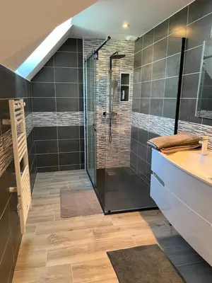 Salle de bains dans l'établissement La Corderie