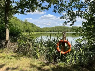 Paysage naturel près de le camping
