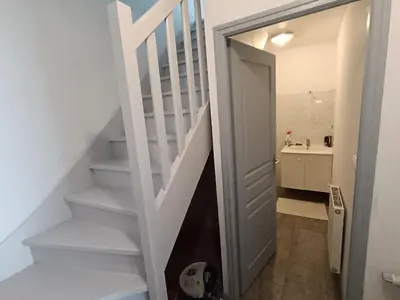 Salle de bains dans l'établissement Duplex de Zola
