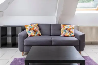 Coin salon dans l'établissement immeuble entier ✰ coeur de ville ✰ terrasse balcon