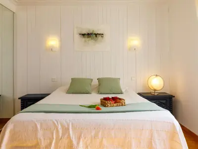 Un ou plusieurs lits dans un hébergement de l'établissement Holiday Home L'Oiseau Bleu by Interhome