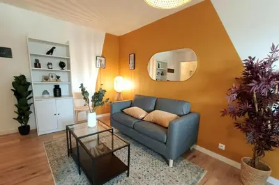 Coin salon dans l'établissement Le Yellow Corner - Place Ney