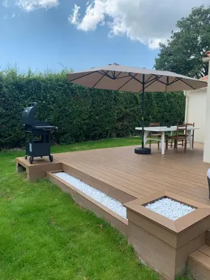 Jardin de l'établissement Belle maison 6 personnes à 2min du Lac du Jaunay, et 15min des plages Vendéennes