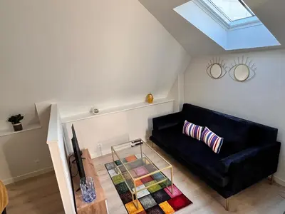 Coin salon dans l'établissement Lysbed - T2 Le Flore
