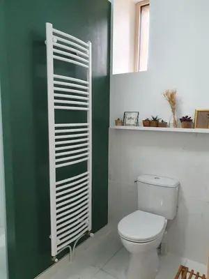 Salle de bains dans l'établissement Superbe maison de campagne à deux pas de Nantes