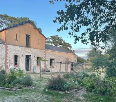 Jardin de l'établissement Superbe maison de campagne à deux pas de Nantes