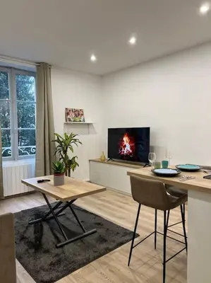 Télévision ou salle de divertissement dans l'établissement * Cosy & Netflix Proche Centre *