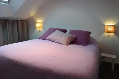 Un ou plusieurs lits dans un hébergement de l'établissement Grand loft 110m Cœur historique Angers et parking privé Rare