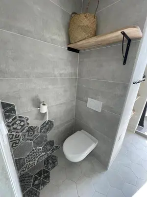 Salle de bains dans l'établissement Grand appartement cosy 4ch