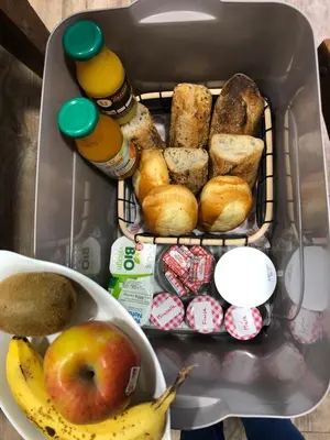 Nourriture dans l'appartement ou à proximité