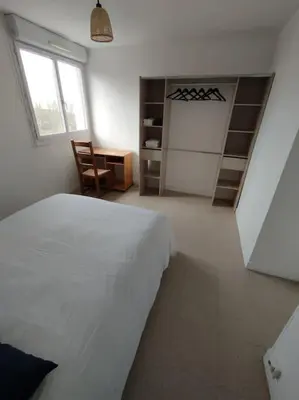 Un ou plusieurs lits dans un hébergement de l'établissement Appartement Courbaril à Nantes (6)