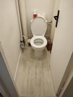 Salle de bains dans l'établissement Appartement Courbaril à Nantes (6)