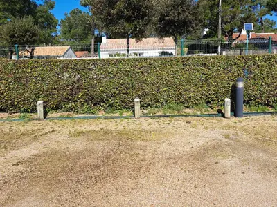 Jardin de l'établissement Maison 4-5 pers à Saint Jean de Monts avec piscine, proche plage et forêt - FR-1-323-478