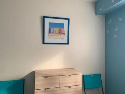 Plan de l'établissement Appartement 2 chambres avec parking, face à la mer - FR-1-323-492