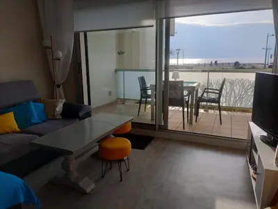 Plan de l'établissement Appartement 2 chambres avec parking, face à la mer - FR-1-323-492
