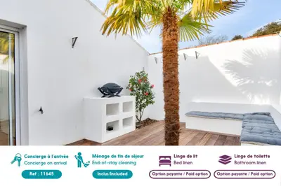 Plan de l'établissement Maison pour 14 - 150 m de la plage de la Clère