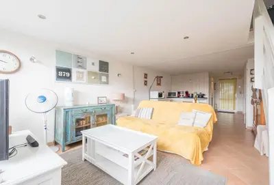 Un ou plusieurs lits dans un hébergement de l'établissement Maison dans résidence calme + piscine à Pornic