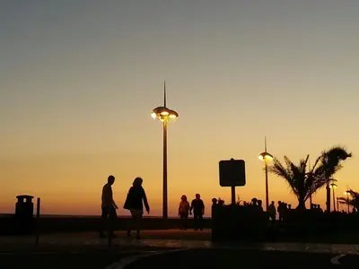 Lever ou coucher de soleil vu de l'appartement ou à proximité