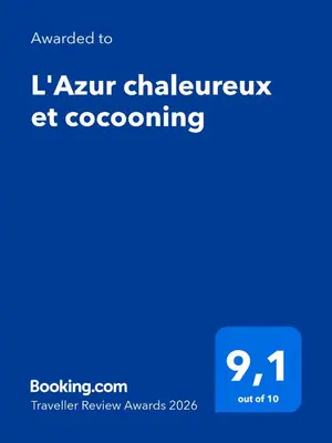 Plan de l'établissement L'Azur chaleureux et cocooning