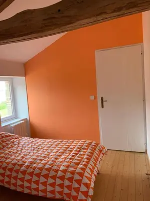 Un ou plusieurs lits dans un hébergement de l'établissement Maison de campagne en Vendée