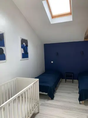 Un ou plusieurs lits dans un hébergement de l'établissement Maison de campagne en Vendée