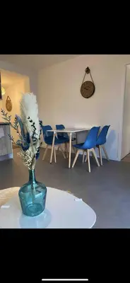 Coin salon dans l'établissement L’horizon bleu