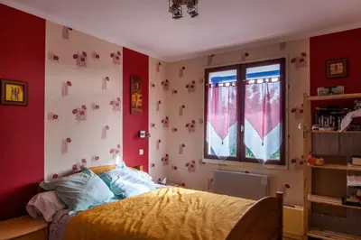 Un ou plusieurs lits dans un hébergement de l'établissement Maison lumineuse quartier calme la barre de monts