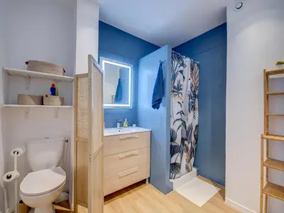 Salle de bains dans l'établissement Rêveries au bord de l’Erdre