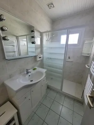 Salle de bains dans l'établissement Dolce Vita