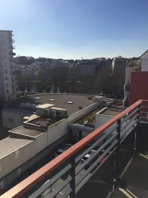 Vue générale sur la montagne ou vue sur la montagne depuis l'appartement