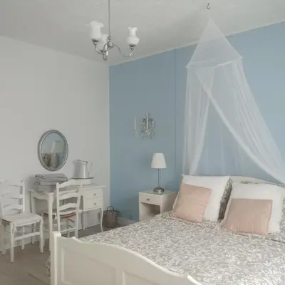 Un ou plusieurs lits dans un hébergement de l'établissement B&B at 3 La Brionniere