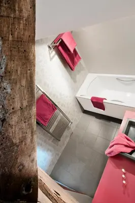 Un ou plusieurs lits dans un hébergement de l'établissement La Villa des Forges
